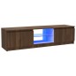 Mobile Porta TV con Luci LED Rovere Marrone 120x30x35,5 cm Mobile Porta TV con Luci LED Rovere Marrone 120x30x35,5 cm