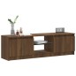 Mobile Porta TV con Luci LED Rovere Marrone 120x30x35,5 cm Mobile Porta TV con Luci LED Rovere Marrone 120x30x35,5 cm