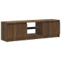 Mobile Porta TV con Luci LED Rovere Marrone 120x30x35,5 cm Mobile Porta TV con Luci LED Rovere Marrone 120x30x35,5 cm
