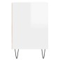 vidaXL Mobile Porta TV Bianco Lucido 100x35x55 cm in Legno Multistrato vidaXL Mobile Porta TV Bianco Lucido 100x35x55 cm in Legno Multistrato
