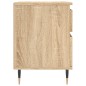 vidaXL Comodini 2pz Rovere Sonoma 40x35x50 cm in Legno Multistrato vidaXL Comodini 2pz Rovere Sonoma 40x35x50 cm in Legno Multistrato