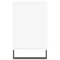 vidaXL Scarpiera Bianco Lucido 102x36x60 cm in Legno Multistrato