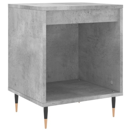 vidaXL Comodino Grigio Cemento 40x35x50 cm in Legno Multistrato