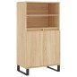 vidaXL Credenza Rovere Sonoma 60x36x110 cm in Legno Multistrato vidaXL Credenza Rovere Sonoma 60x36x110 cm in Legno Multistrato