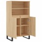 vidaXL Credenza Rovere Sonoma 60x36x110 cm in Legno Multistrato vidaXL Credenza Rovere Sonoma 60x36x110 cm in Legno Multistrato