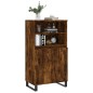 vidaXL Credenza Rovere Fumo 60x36x110 cm in Legno Multistrato vidaXL Credenza Rovere Fumo 60x36x110 cm in Legno Multistrato
