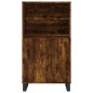 vidaXL Credenza Rovere Fumo 60x36x110 cm in Legno Multistrato vidaXL Credenza Rovere Fumo 60x36x110 cm in Legno Multistrato