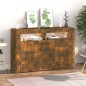 Credenza con Luci LED Rovere Fumo 115,5x30x75 cm Credenza con Luci LED Rovere Fumo 115,5x30x75 cm