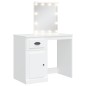 vidaXL Toeletta con Luci LED Bianca 90x42x132,5 cm vidaXL Toeletta con Luci LED Bianca 90x42x132,5 cm