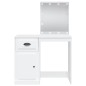 vidaXL Toeletta con Luci LED Bianca 90x42x132,5 cm vidaXL Toeletta con Luci LED Bianca 90x42x132,5 cm