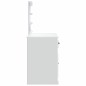 vidaXL Toeletta con Luci LED Bianca 90x42x132,5 cm vidaXL Toeletta con Luci LED Bianca 90x42x132,5 cm