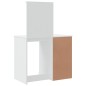 vidaXL Toeletta con Luci LED Bianca 90x42x132,5 cm vidaXL Toeletta con Luci LED Bianca 90x42x132,5 cm