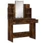 vidaXL Toeletta con Luci LED Rovere Fumo 96x40x142 cm vidaXL Toeletta con Luci LED Rovere Fumo 96x40x142 cm