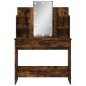 vidaXL Toeletta con Luci LED Rovere Fumo 96x40x142 cm vidaXL Toeletta con Luci LED Rovere Fumo 96x40x142 cm
