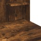 vidaXL Toeletta con Luci LED Rovere Fumo 96x40x142 cm vidaXL Toeletta con Luci LED Rovere Fumo 96x40x142 cm