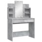 vidaXL Toeletta con Luci LED Grigio Cemento 96x40x142 cm vidaXL Toeletta con Luci LED Grigio Cemento 96x40x142 cm