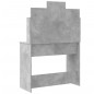 vidaXL Toeletta con Luci LED Grigio Cemento 96x40x142 cm vidaXL Toeletta con Luci LED Grigio Cemento 96x40x142 cm