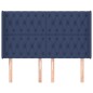 Testiera ad Orecchio Blu 163x16x118/128 cm in Tessuto Testiera ad Orecchio Blu 163x16x118/128 cm in Tessuto