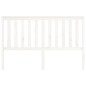 vidaXL Testiera per Letto Bianca 166x6x101cm in Legno Massello di Pino vidaXL Testiera per Letto Bianca 166x6x101cm in Legno Massello di Pino