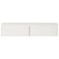 vidaXL Pensili 2 pz Bianchi 80x30x35 cm in Legno Massello di Pino vidaXL Pensili 2 pz Bianchi 80x30x35 cm in Legno Massello di Pino