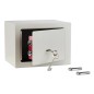 HI Cassaforte per Hotel con 2 Chiavi 23x17x17 cm Acciaio Bianco HI Cassaforte per Hotel con 2 Chiavi 23x17x17 cm Acciaio Bianco