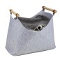 HI Cestino in Feltro con 2 Manici 54x30x40 cm Grigio HI Cestino in Feltro con 2 Manici 54x30x40 cm Grigio