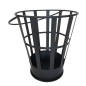 Esschert Design Secchio per Legna da Ardere Nero in Acciaio Esschert Design Secchio per Legna da Ardere Nero in Acciaio