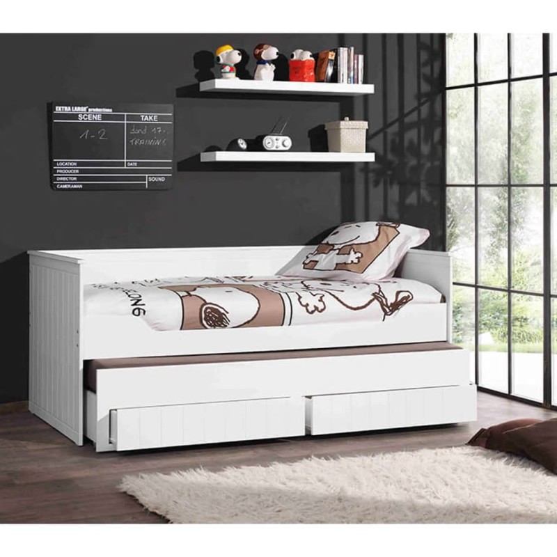 Vipack Set di Mensole a Muro Robin 2 pz in Legno Bianche Vipack Set di Mensole a Muro Robin 2 pz in Legno Bianche