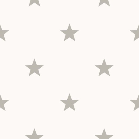 Noordwand Carta Parati Friends & Coffee Little Stars Grigio e Bianco