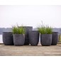 Capi Fioriera Rotonda Waste Smooth 35x34 cm Grigia Capi Fioriera Rotonda Waste Smooth 35x34 cm Grigia