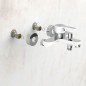 EISL Miscelatore da Bagno DIZIANI Bianco Cromato EISL Miscelatore da Bagno DIZIANI Bianco Cromato