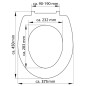 SCHÜTTE Tavoletta WC Duroplast Chiusura Ammortizzata WOOD HEART Stampa SCHÜTTE Tavoletta WC Duroplast Chiusura Ammortizzata WOOD HEART Stampa