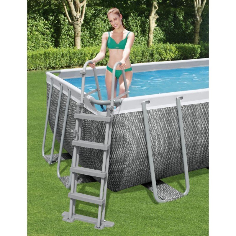 Bestway Scaletta di Sicurezza a 4 Gradini Flowclear 122 cm Bestway Scaletta di Sicurezza a 4 Gradini Flowclear 122 cm