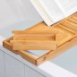 HI Vassoio Vasca Bagno Regolabile Bambù (70-105)x22x4 cm HI Vassoio Vasca Bagno Regolabile Bambù (70-105)x22x4 cm