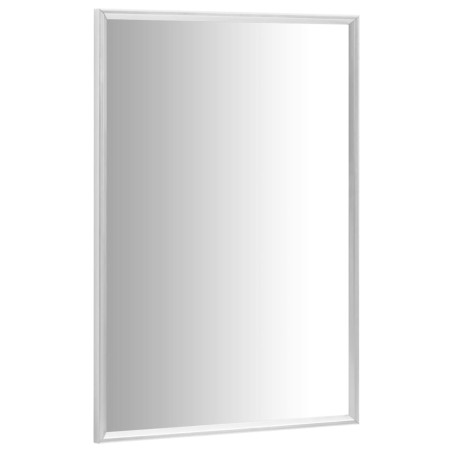 vidaXL Specchio Argento 60x40 cm