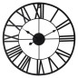 H&S Collection Orologio Parete Numeri Romani Nero H&S Collection Orologio Parete Numeri Romani Nero