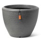 Capi Vaso per Piante Arc Granite Conico Basso 48x35 cm Antracite Capi Vaso per Piante Arc Granite Conico Basso 48x35 cm Antracite