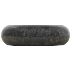 vidaXL Lavandino 40x12 cm in Marmo Nero