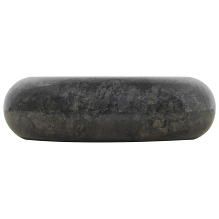vidaXL Lavandino 40x12 cm in Marmo Nero