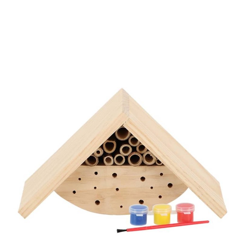 Esschert Set Design Hotel per Insetti Fai da Te con Vernice Esschert Set Design Hotel per Insetti Fai da Te con Vernice