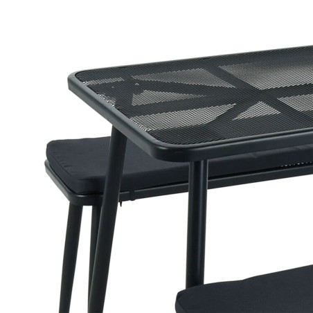 ProGarden Set Mobili da Giardino Grigio Scuro