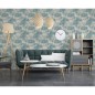 DUTCH WALLCOVERINGS Carta da Parati "Tropical" Beige e Azzurro Chiaro DUTCH WALLCOVERINGS Carta da Parati "Tropical" Beige e Azzurro Chiaro