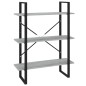 Libreria 5 Ripiani Grigio Sonoma 80x30x175 cm Legno Multistrato Libreria 5 Ripiani Grigio Sonoma 80x30x175 cm Legno Multistrato
