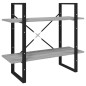 Libreria 5 Ripiani Grigio Sonoma 80x30x175 cm Legno Multistrato Libreria 5 Ripiani Grigio Sonoma 80x30x175 cm Legno Multistrato