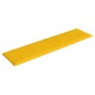 Pannelli Murali 12 pz Gialli 60x15 cm Velluto 1,08 m² Pannelli Murali 12 pz Gialli 60x15 cm Velluto 1,08 m²