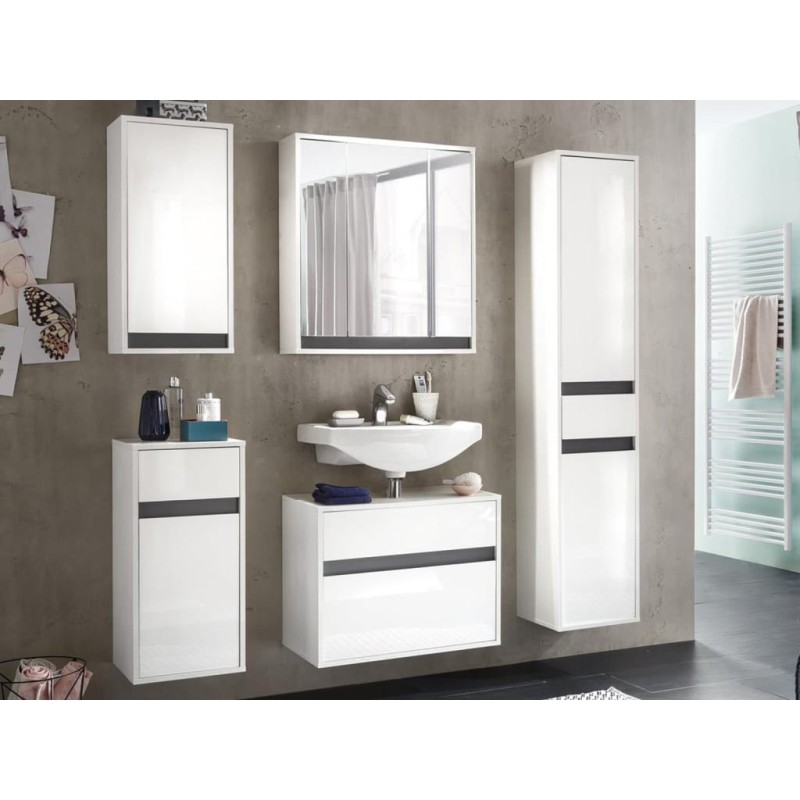 Trendteam Armadietto da Parete Sol Colour Bianco Trendteam Armadietto da Parete Sol Colour Bianco