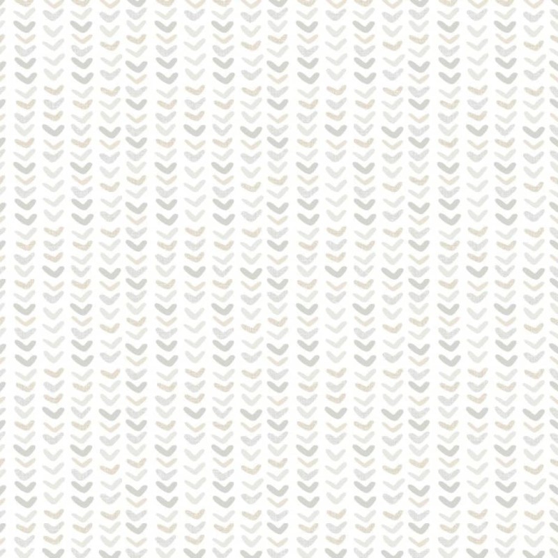 Noordwand Carta da Parati Mondo baby Small Harts Bianco e Grigio Noordwand Carta da Parati Mondo baby Small Harts Bianco e Grigio