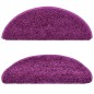 Tappetini per Scale 5 pz 65x21x4 cm Viola