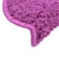 Tappetini per Scale 5 pz 65x21x4 cm Viola