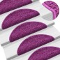 Tappetini per Scale 5 pz 56x17x3 cm Viola Tappetini per Scale 5 pz 56x17x3 cm Viola